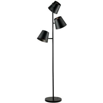 Image of Fan Europe Lighting - Fan Europe COLT 3 Light Multi Arm Floor Lamp Grey 51x165cm