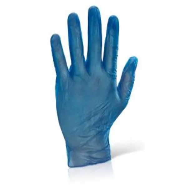Image of Beeswift Vinyl Examination Gloves Blue XL Box of 1000 VDGBXL BESWVDGBXL