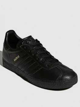 Image of Adidas Originals Gazelle Junior Trainers - Black