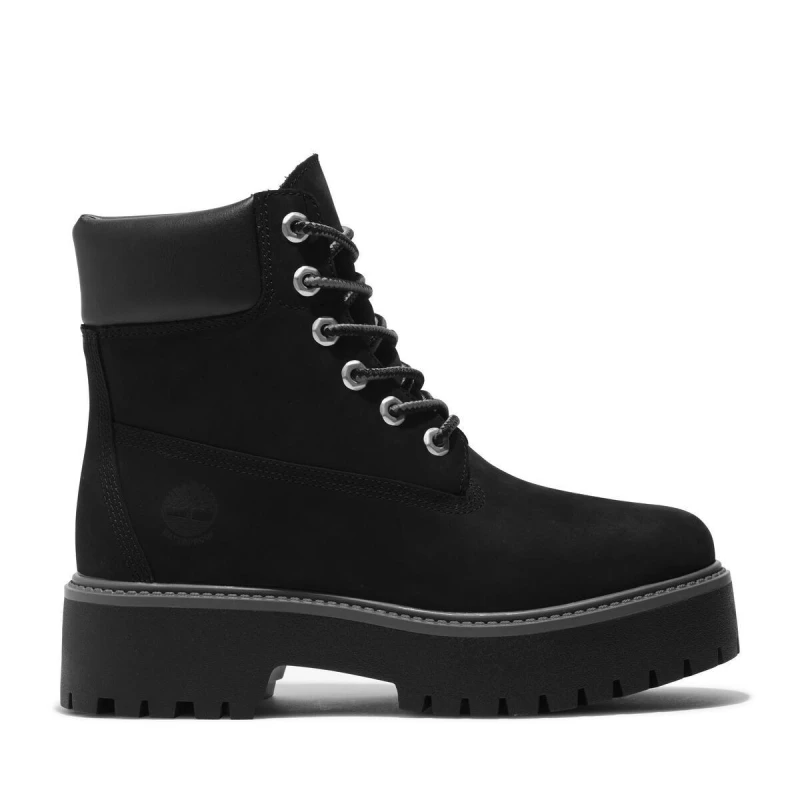 Image of Timberland Womens Platform Chukka Boots Jet Black female 6 (39)