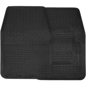 Image of Streetwize Promotional Rubber Mat Set Black 4 Piece