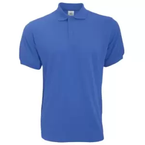 Image of B&C Safran Mens Polo Shirt / Mens Short Sleeve Polo Shirts (3XL) (Royal)
