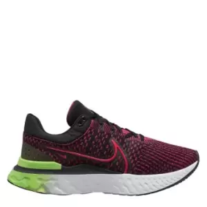 Image of Nike React Infinity Run Flyknit 3 Mens Road Running Shoes - Black