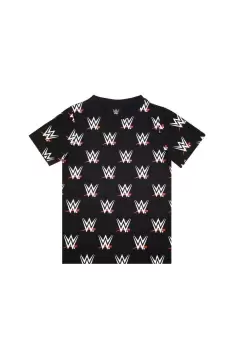 Image of Wrestling All Over Logo T-Shirt