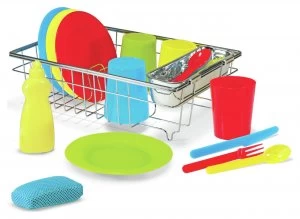 Image of Melissa Doug Lets Play House Wash Dry Set.