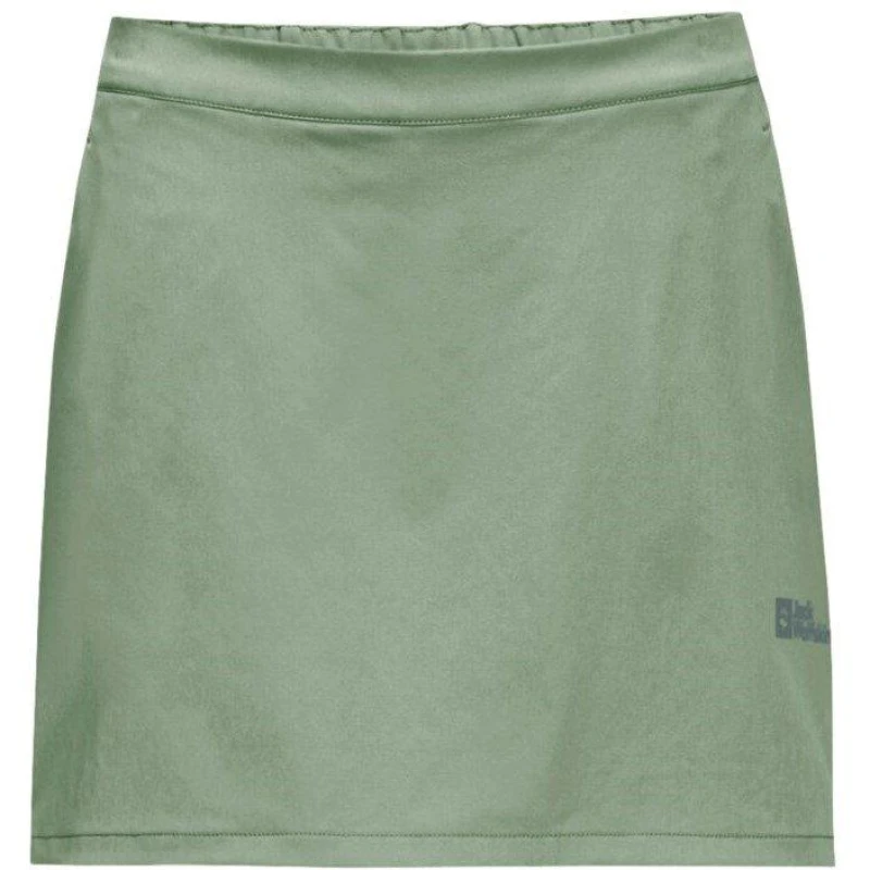 Image of Jack Wolfskin Womens JW Hiking Walking Skirt Eucalyptus female 10 (S)