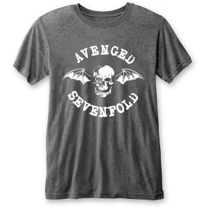 Image of Avenged Sevenfold - Deathbat Unisex Medium T-Shirt - Grey
