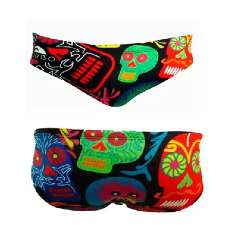 Image of Swimsuit bottoms Turbo Halloween Skulls Multicolore Male 3XL