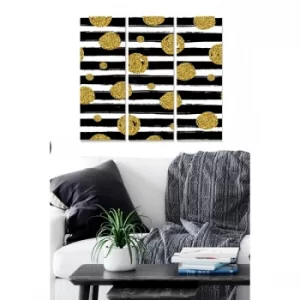 Image of MDF626 Multicolor Decorative MDF Painting (3 Pieces)