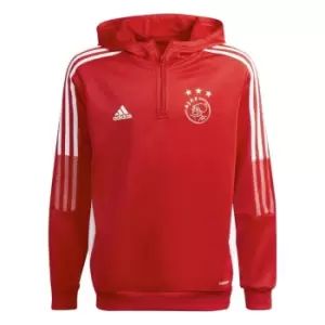 Image of adidas AJAX TK Hoodie Junior Boys - Red