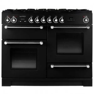 Image of Rangemaster 76280 110cm KITCHENER Dual Fuel Range Black Chrome