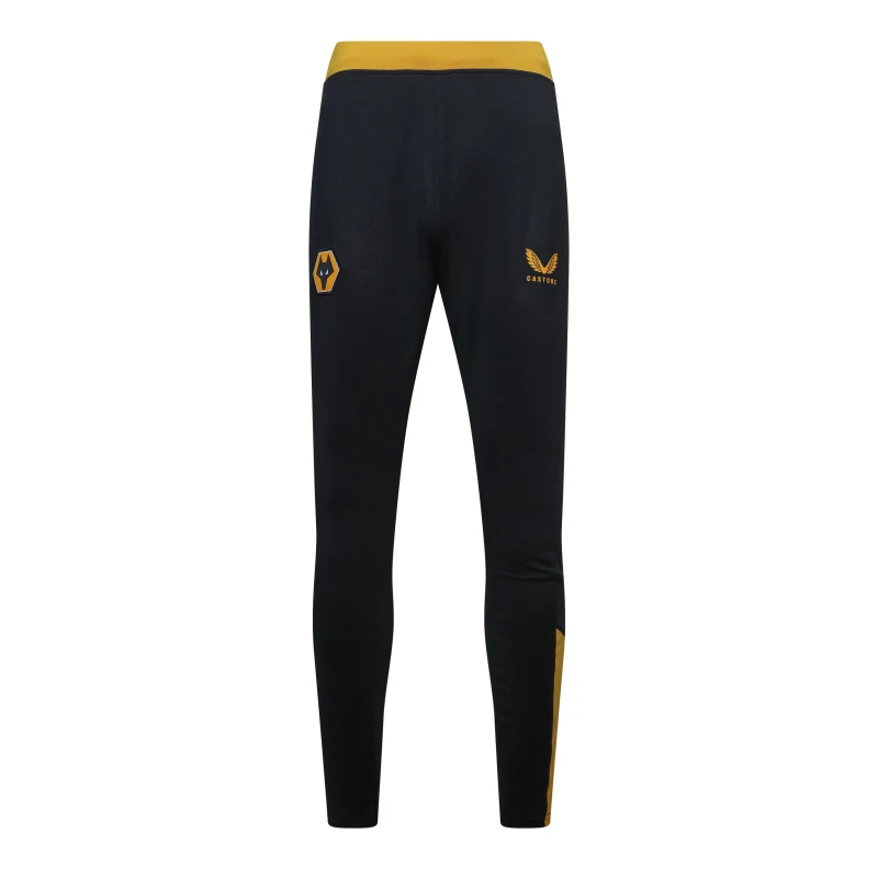 Image of Castore Castore Wlvs TrngPnt Caviar/Old Gold male S