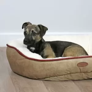 Image of Medium Memory Foam Pet Bed Taupe - Brown - Charles Bentley
