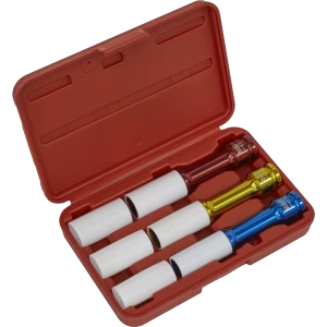 Image of Sealey 3 Piece 1/2" Drive Deep Impact Socket Set for Alloy Wheels 1/2"