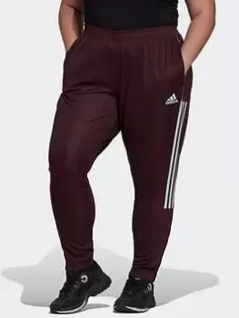 Image of adidas Tiro Tracksuit Bottoms (plus Size), Red, Size 4X, Women