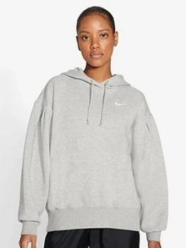 Image of Nike Nsw Trend Pullover Hoodie - Dark Grey Heather