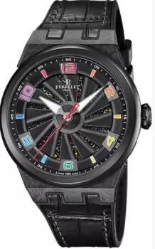 Image of Perrelet Watch Turbine Rainbow Carbon 3 Hands Limited Edition