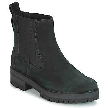 Image of Timberland COURMAYER VALLEY CHELSEA womens Mid Boots in Black,4,5,6,7,7.5