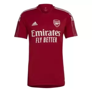 Image of adidas Arsenal Training Shirt 2021 2022 Mens - Red