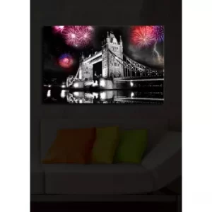 Image of 4570?ACT-17 Multicolor Decorative LED Lighted Canvas Painting