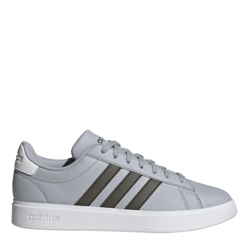 Image of adidas Mens Low-Top Trainers Halo Silver/Sha male 6.5 (40)