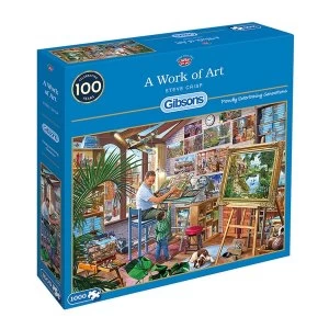 Image of Gibsons Work of Art Jigsaw Puzzle - 1000 Pieces