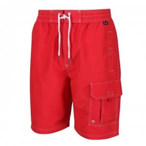 Image of Regatta Hotham III Swim Shorts - True Red