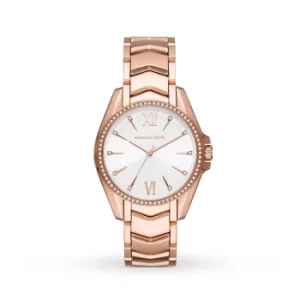Image of Micheal Kors Whitney Rose Gold Tone Ladies Watch