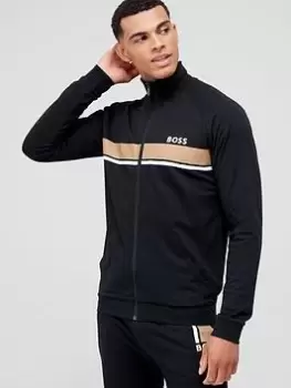 Image of BOSS Bodywear Authentic Lounge Jacket - Black Size M Men