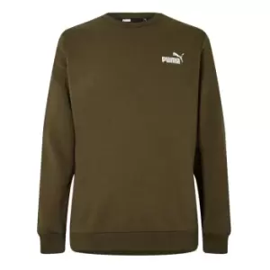 Image of Puma Logo Crew Sweatshirt Mens - Green