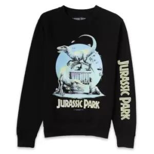 Image of Luke Preece x Jurassic Park An Adventure 65 Million Years In The Making Unisex Sweatshirt - Black - M