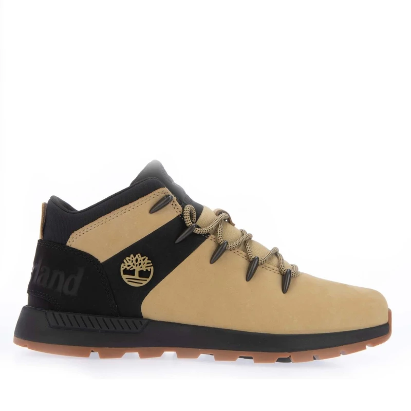 Image of Timberland Sprint Trekker Mid Lace Trainer Boot - Beige Beige 6.5