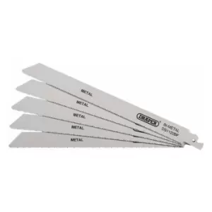 Image of Bi-metal Reciprocating Saw Blades for Metal Cutting, 225mm, 14tpi (Pack of 5) (38594)