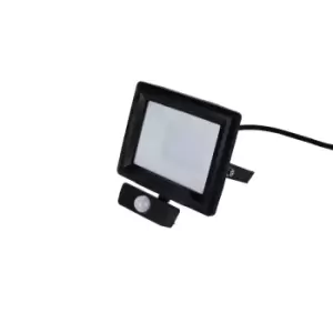 Image of Robus HiLume 20W LED Flood Light with PIR IP65 Black Warm White - RHL2030P-04