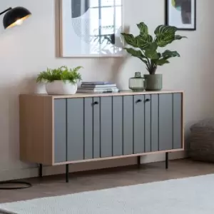 Image of Gallery Interiors Fuji 3 Door Sideboard Natural