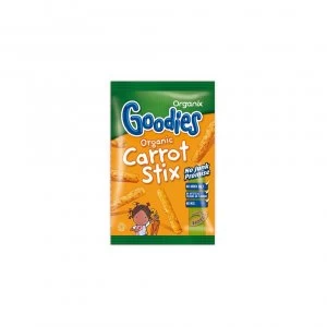 Image of Organix Goodies Snacks Singles - Carrot Stix 15g