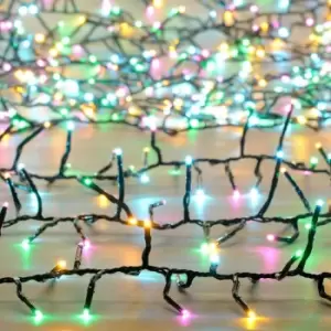 Image of Festive Indoor & Outdoor Multifunction Cluster Lights 1000 Aurora LEDs