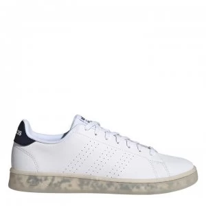 Image of adidas adidas Advantage Eco Trainers Mens - White/Wht/Blue