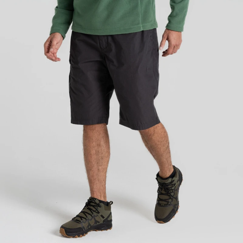 Image of Craghoppers Craghoppers Men Kiwi Long Short in Dark Grey Size: 34R Dark Grey 34R Male 5063260101837