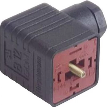 Image of Hirschmann 932 214-100-1 GDM 3009 J sw Right-angle Connector Black Number of pins:3 + PE