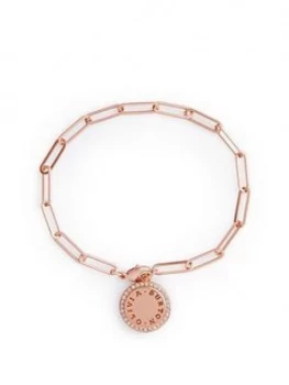 Image of Olivia Burton Bejewelled Classics Bejewelled Classics Disc Chain Bracelet Rose Gold