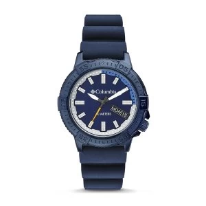 Image of Columbia CSC03-002 Peak Patrol Navy 3-Hand Day Date Navy Silicone Watch