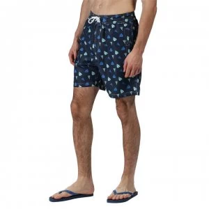 Image of Regatta Hadden II Swim Shorts - Navy Yacht