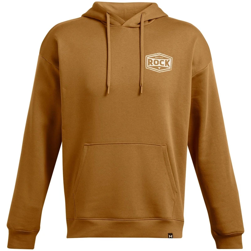 Image of Under Armour Mens Icon Fleece Performance Hoodie Yellow male S