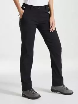 Image of Craghoppers Kiwi Pro Winter Lined Trouser Short Length - Black, Size 16, Women