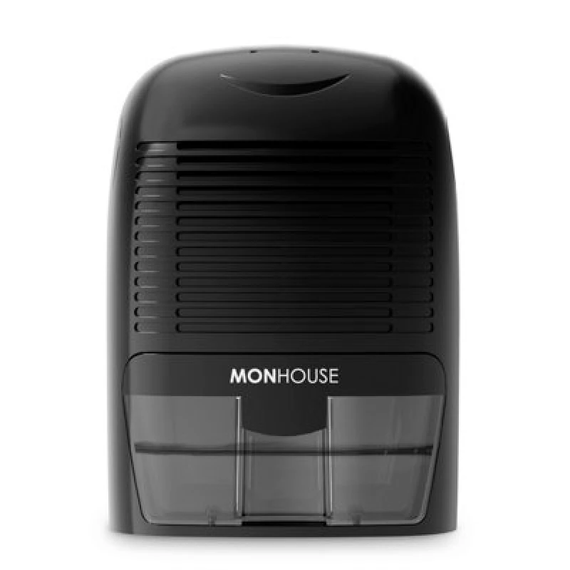 Image of Monhouse Dehumidifier 1500Ml Portable, Compact And Quiet Moisture Absorber - Mini Electric Mould Remover For Home - Black