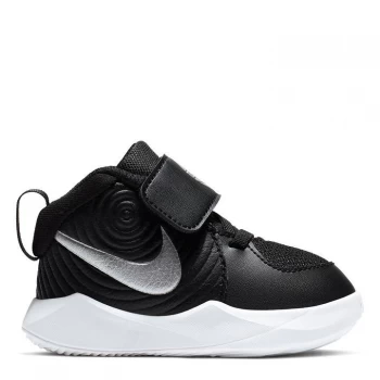 Image of Nike Team Hustle D 9 Baby/Toddler Shoe - Black/Silver
