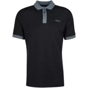 Image of Barbour International Cruiser Polo Shirt - Black