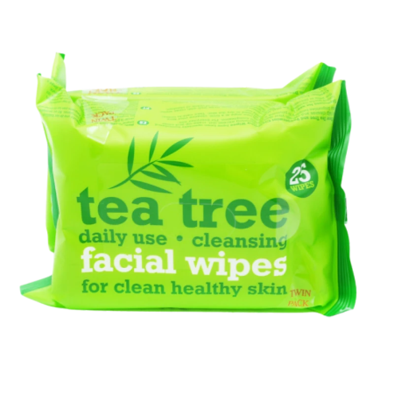 Image of XBC Tea Tree Facial Wipes - 2x25 pcs 2_25-489767
