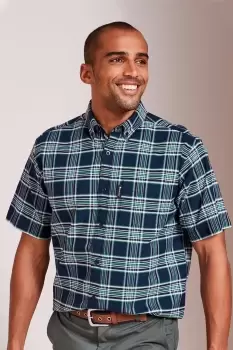 Image of Guinness Short Sleeve Oxford Check Shirt